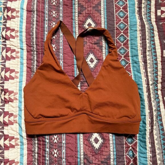 Fabletics orange sports bra size medium - Picture 1 of 5